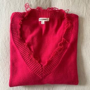 Distressed pink Wild Honey sweater